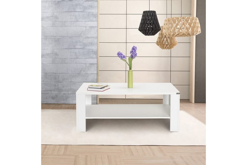Masao Soffbord 110 cm - Vit - Möbler - Vardagsrum - Soffbord & vardagsrumsbord - Soffbord