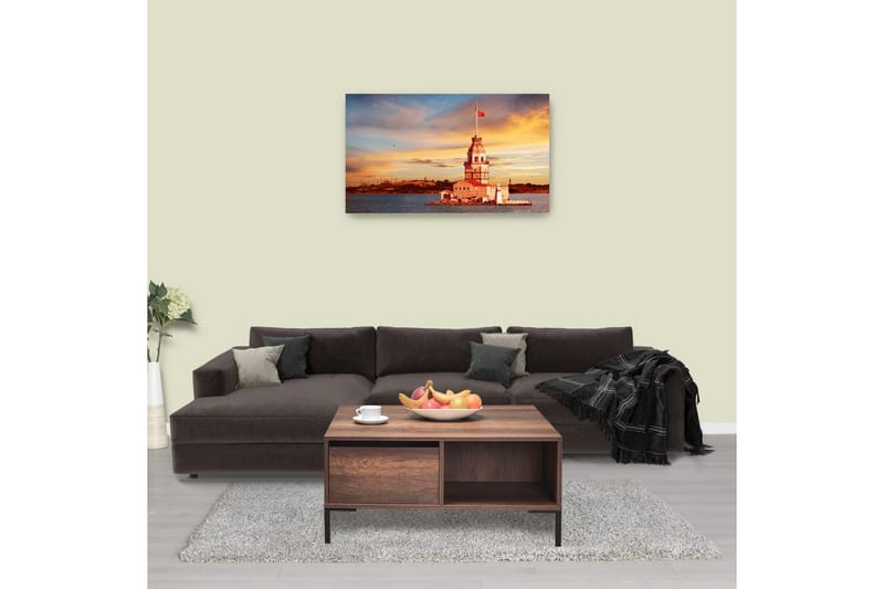 Masao Soffbord 90 cm - Brun - Möbler - Vardagsrum - Soffbord & vardagsrumsbord - Soffbord