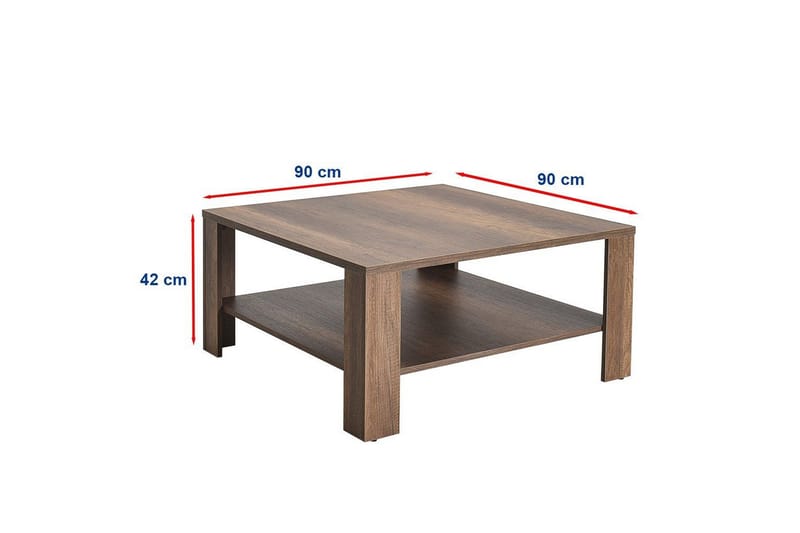 Masao Soffbord 90 cm - Chokladbrun - Möbler - Vardagsrum - Soffbord & vardagsrumsbord - Soffbord