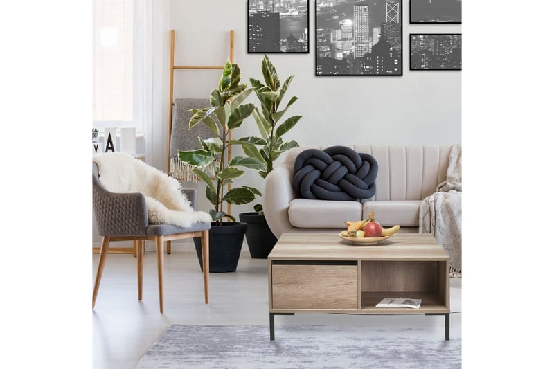 Masao Soffbord 90 cm - Taupe - Möbler - Vardagsrum - Soffbord & vardagsrumsbord - Soffbord