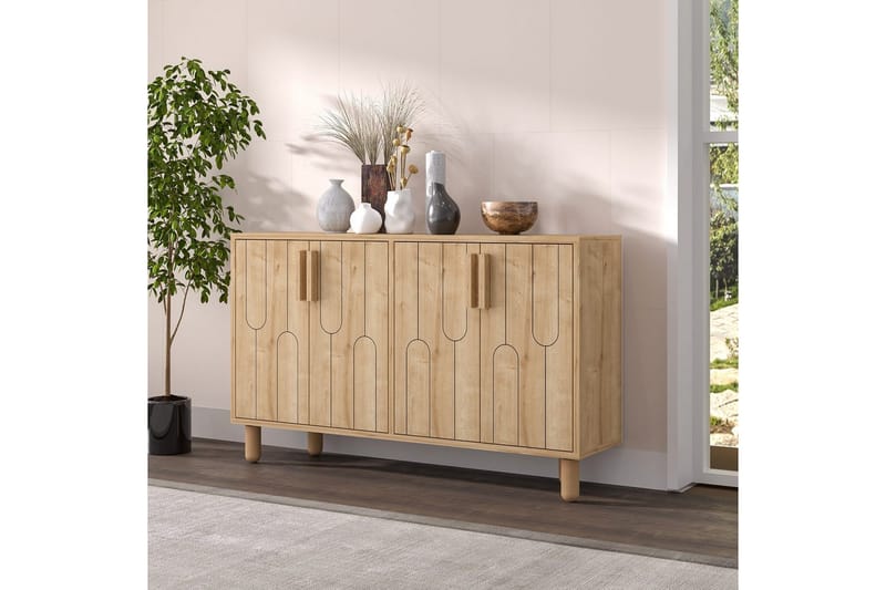 Masateru Konsollbord 120 cm - Mediumfärgat trä - Möbler - Vardagsrum - Soffbord & vardagsrumsbord - Avlastningsbord & konsolbord
