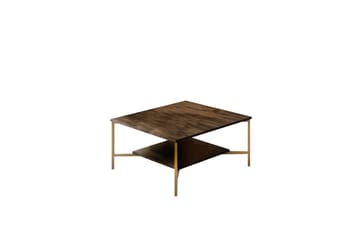 MASATOMO Soffbord 80 cm Valnöt/Svart