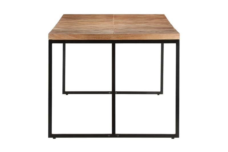 Matbord 200x90x76 cm massivt akaciaträ och mangoträ - Brun - Möbler - Matplats - Matbord & köksbord