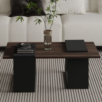 Matris Soffbord 90x37x46,6 cm - Valnöt/Antracit - Möbler - Vardagsrum - Soffbord & vardagsrumsbord - Soffbord