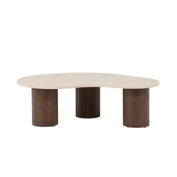 Megg Soffbord 130 cm - Beige - Möbler - Vardagsrum - Soffbord & vardagsrumsbord - Soffbord