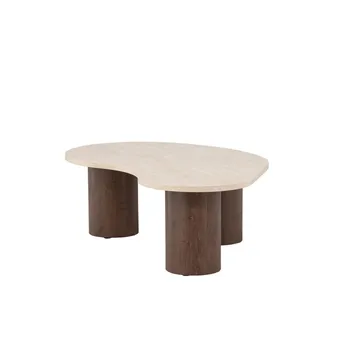 Megg Soffbord 130 cm - Beige - Möbler - Vardagsrum - Soffbord & vardagsrumsbord - Soffbord