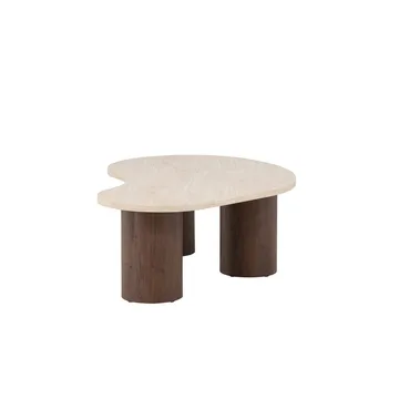 Megg Soffbord 130 cm - Beige - Möbler - Vardagsrum - Soffbord & vardagsrumsbord - Soffbord
