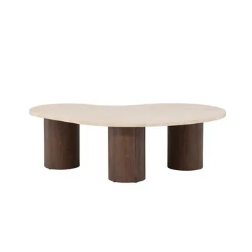 Megg Soffbord 130 cm - Beige - Möbler - Vardagsrum - Soffbord & vardagsrumsbord - Soffbord