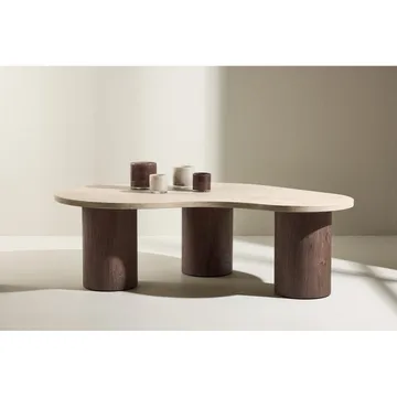 Megg Soffbord 130 cm - Beige - Möbler - Vardagsrum - Soffbord & vardagsrumsbord - Soffbord