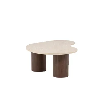 Megg Soffbord 130 cm - Beige - Möbler - Vardagsrum - Soffbord & vardagsrumsbord - Soffbord