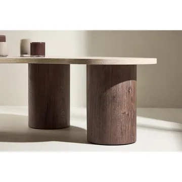 Megg Soffbord 130 cm - Beige - Möbler - Vardagsrum - Soffbord & vardagsrumsbord - Soffbord