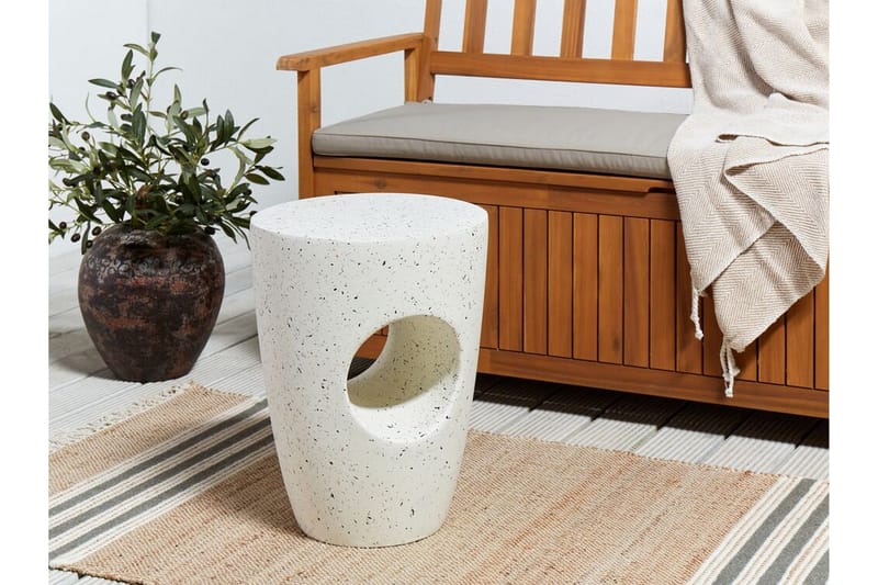 Merritt Sidobord 37 cm - Vit - Möbler - Vardagsrum - Soffbord & vardagsrumsbord - Brickbord