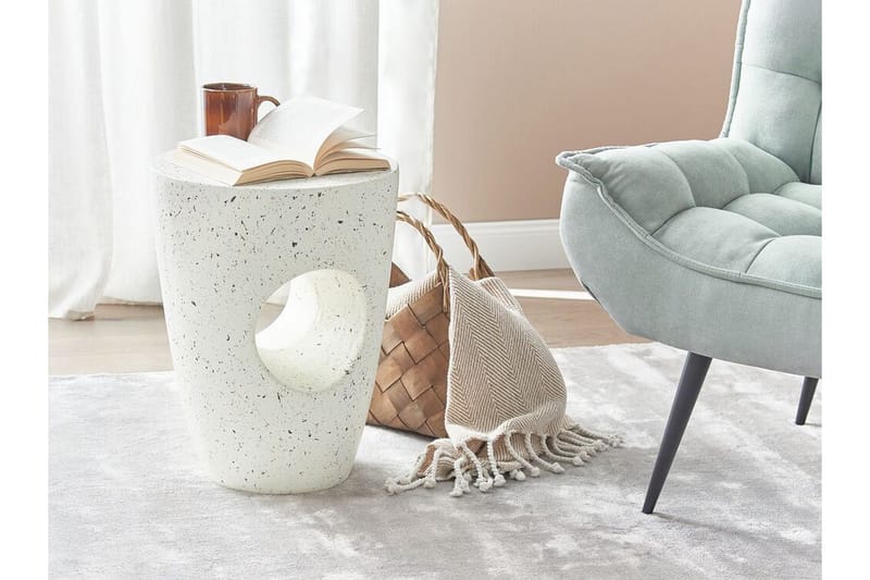 Merritt Sidobord 37 cm - Vit - Möbler - Vardagsrum - Soffbord & vardagsrumsbord - Brickbord