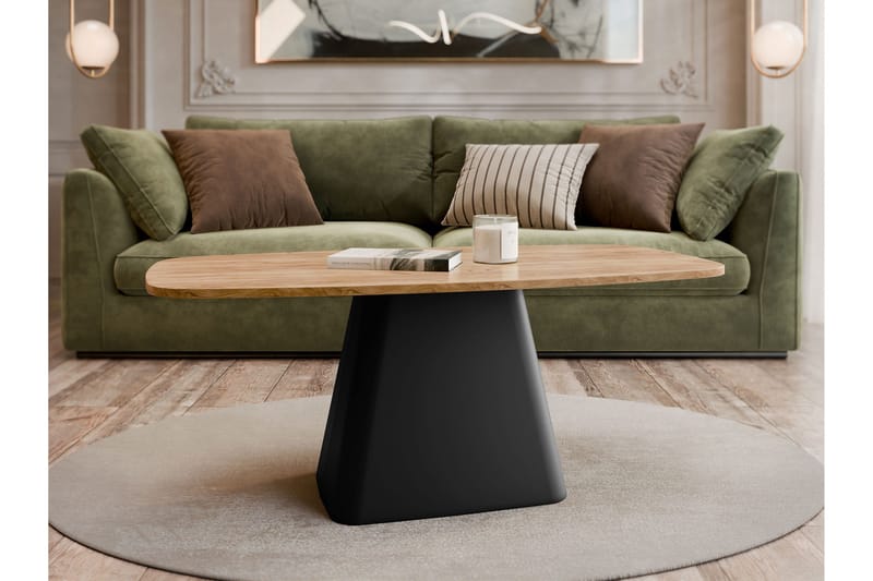 Meylor Soffbord 120 cm - Brun/Svart - Möbler - Vardagsrum - Soffbord & vardagsrumsbord - Soffbord