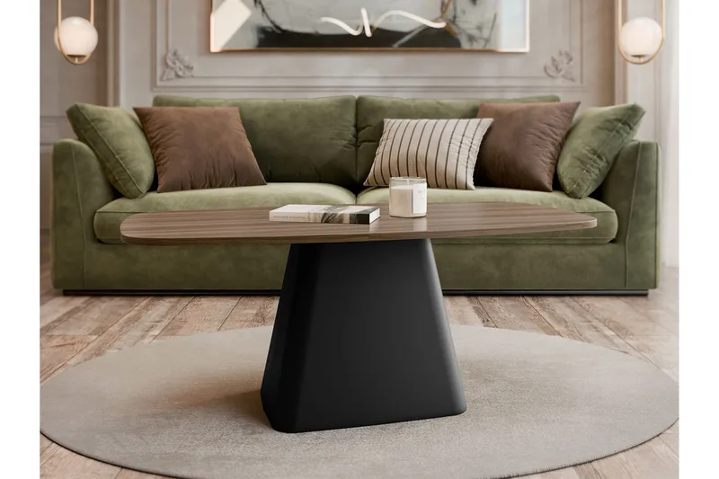 Meylor Soffbord 120 cm - Brun/Svart - Möbler - Vardagsrum - Soffbord & vardagsrumsbord - Soffbord