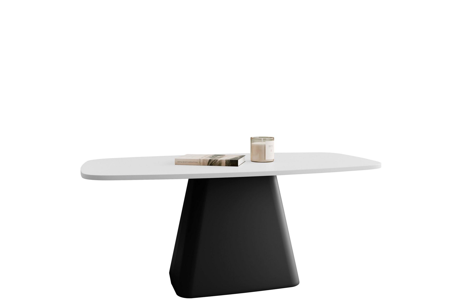 Meylor Soffbord 120 cm - Vit/Svart