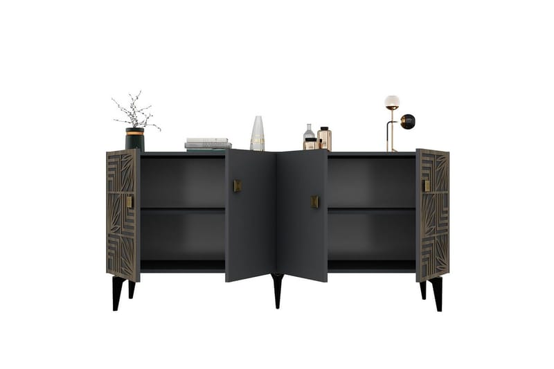 Midia Konsollbord 150 cm - Antracit - Möbler - Vardagsrum - Soffbord & vardagsrumsbord - Avlastningsbord & konsolbord