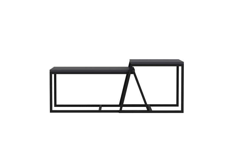 Minimal Soffbord 75x50 cm Svart - Hanah Home - Möbler - Vardagsrum - Soffbord & vardagsrumsbord - Satsbord