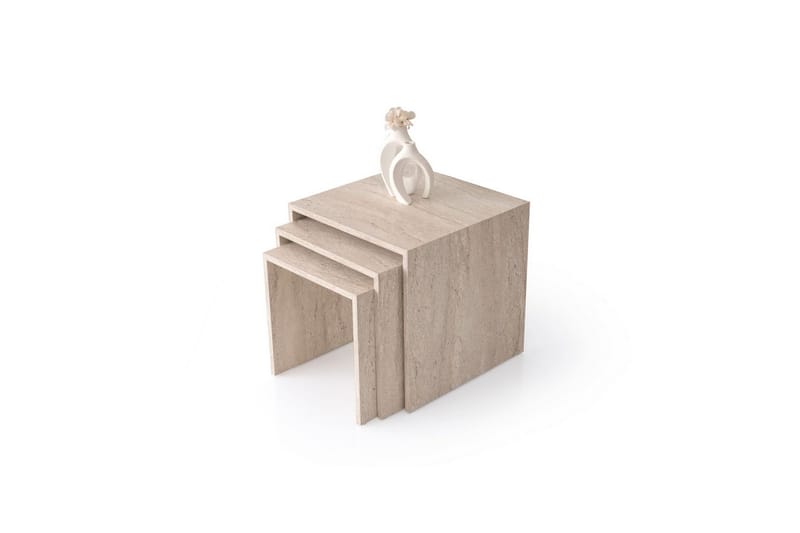 Miraen Satsbord 50 cm, Travertine