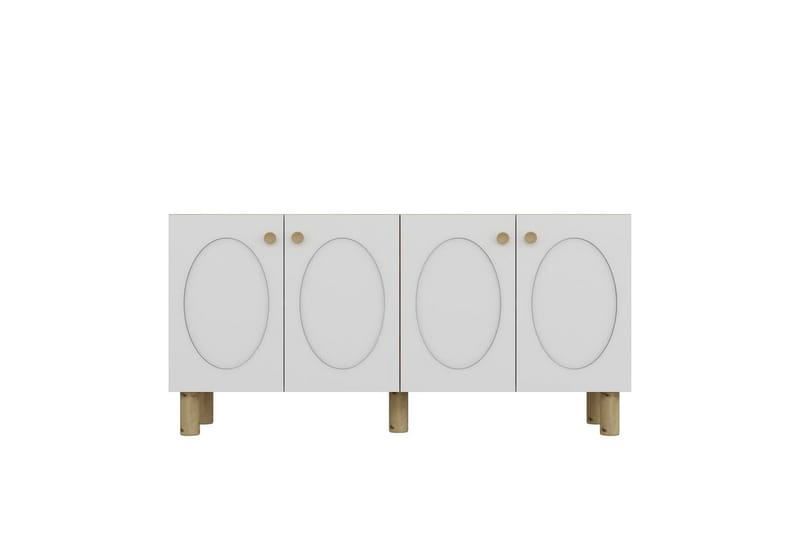 Mittopuri Konsollbord 150 cm - Brun/Vit - Möbler - Vardagsrum - Soffbord & vardagsrumsbord - Avlastningsbord & konsolbord
