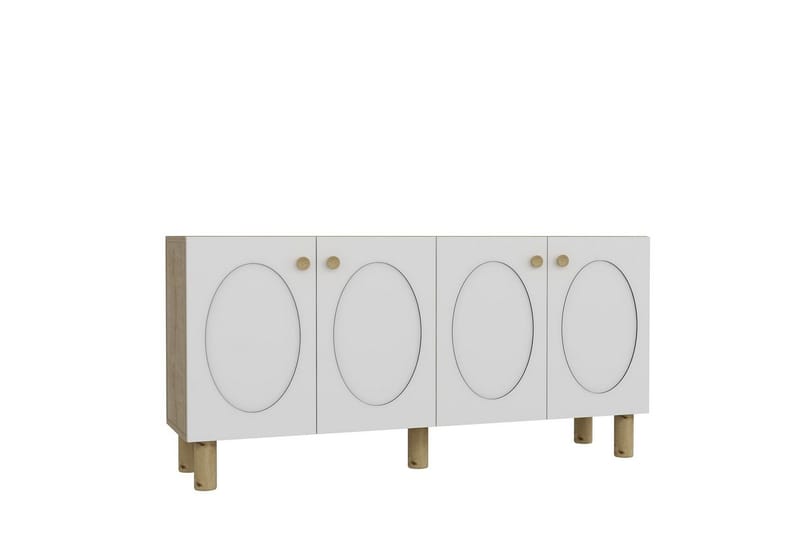 Mittopuri Konsollbord 150 cm - Brun/Vit - Möbler - Vardagsrum - Soffbord & vardagsrumsbord - Avlastningsbord & konsolbord