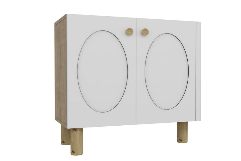 Mittopuri Konsollbord 150 cm - Brun/Vit - Möbler - Vardagsrum - Soffbord & vardagsrumsbord - Avlastningsbord & konsolbord