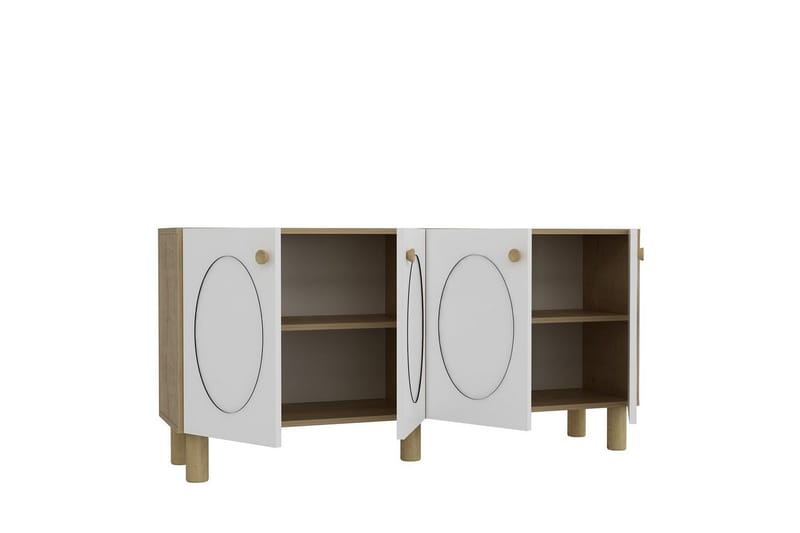 Mittopuri Konsollbord 150 cm - Brun/Vit - Möbler - Vardagsrum - Soffbord & vardagsrumsbord - Avlastningsbord & konsolbord