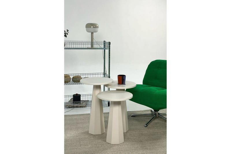 Miu Satsbord 35 cm - Cream - Möbler - Vardagsrum - Soffbord & vardagsrumsbord - Satsbord