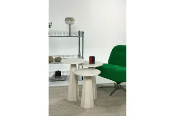Miu Satsbord 35 cm - Cream - Möbler - Vardagsrum - Soffbord & vardagsrumsbord - Satsbord