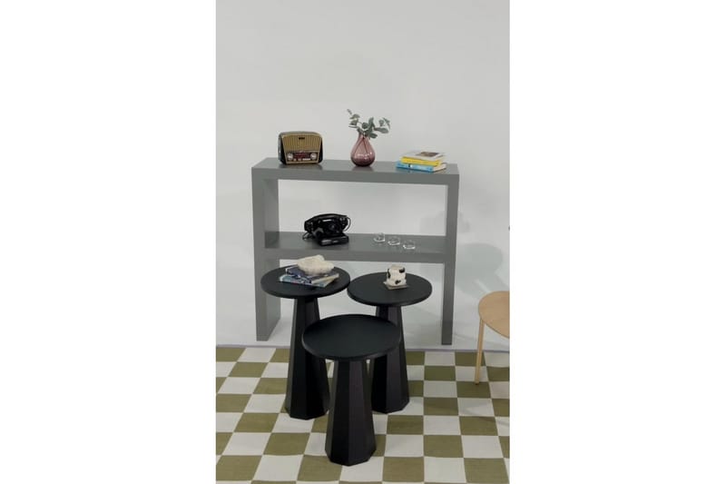 Miu Satsbord 35 cm - Svart - Möbler - Vardagsrum - Soffbord & vardagsrumsbord - Satsbord