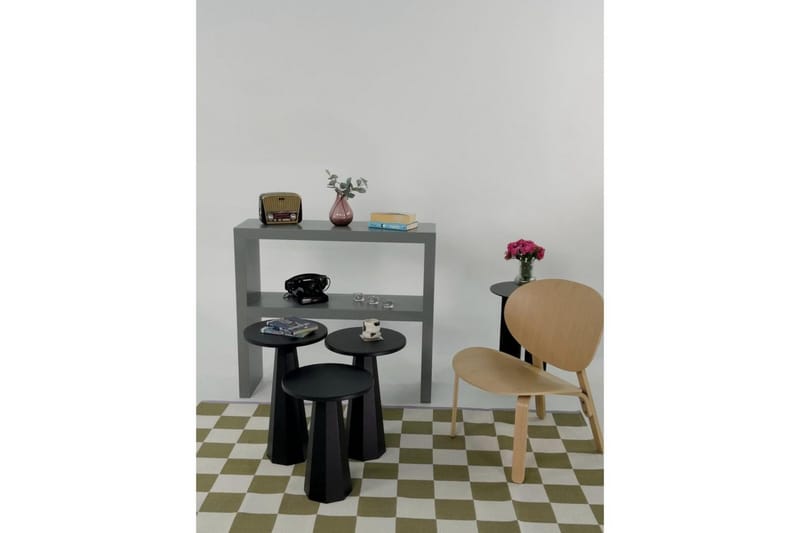 Miu Satsbord 35 cm - Svart - Möbler - Vardagsrum - Soffbord & vardagsrumsbord - Satsbord