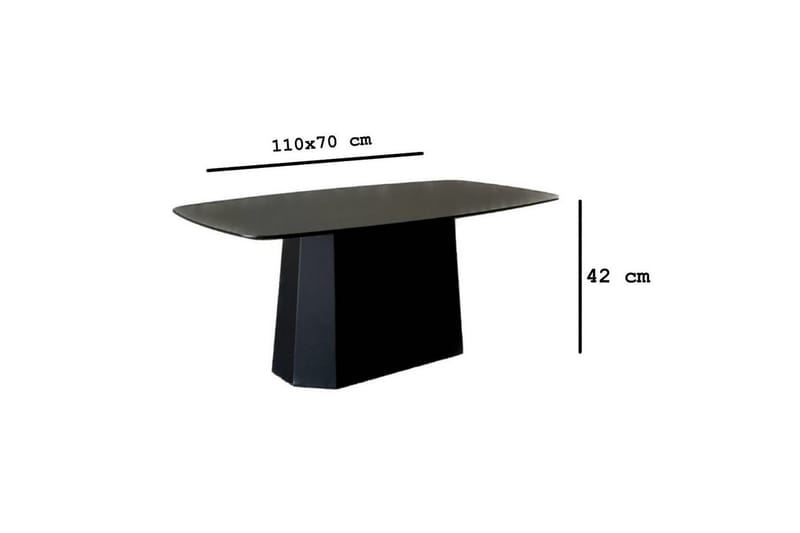 Miu Soffbord 100 cm - Svart - Möbler - Vardagsrum - Soffbord & vardagsrumsbord - Soffbord