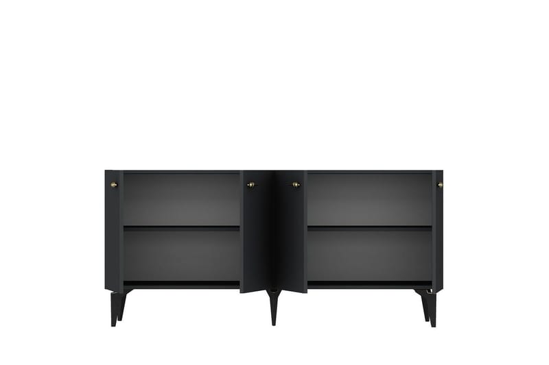 Miyuki Konsollbord 150 cm - Kolgrå - Möbler - Vardagsrum - Soffbord & vardagsrumsbord - Avlastningsbord & konsolbord