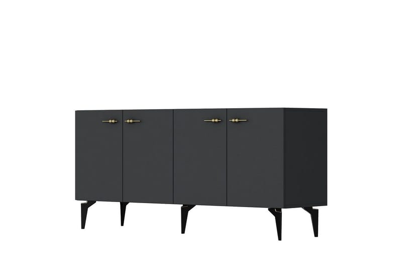Miyuki Konsollbord 150 cm - Kolgrå - Möbler - Vardagsrum - Soffbord & vardagsrumsbord - Avlastningsbord & konsolbord