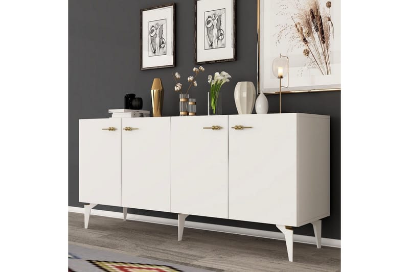 Miyuki Konsollbord 150 cm - Vit - Möbler - Vardagsrum - Soffbord & vardagsrumsbord - Avlastningsbord & konsolbord