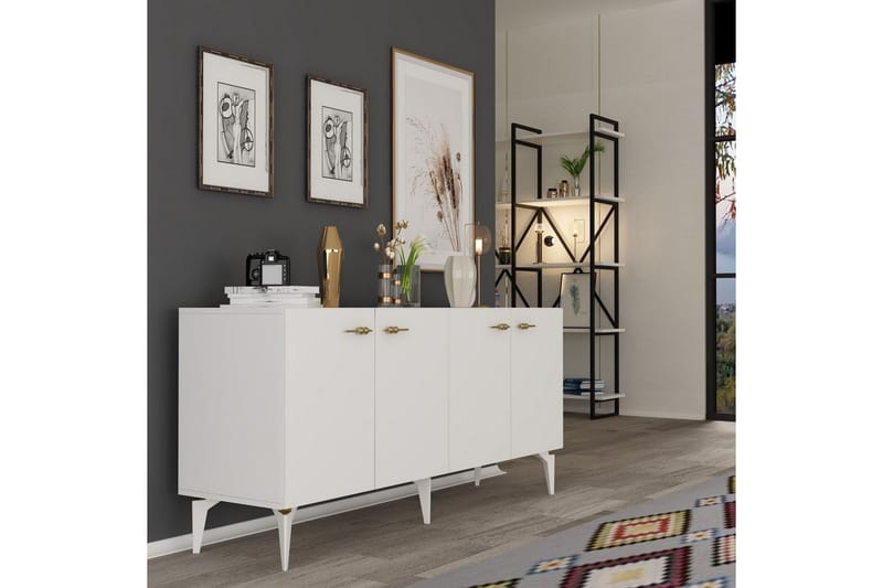 Miyuki Konsollbord 150 cm - Vit - Möbler - Vardagsrum - Soffbord & vardagsrumsbord - Avlastningsbord & konsolbord