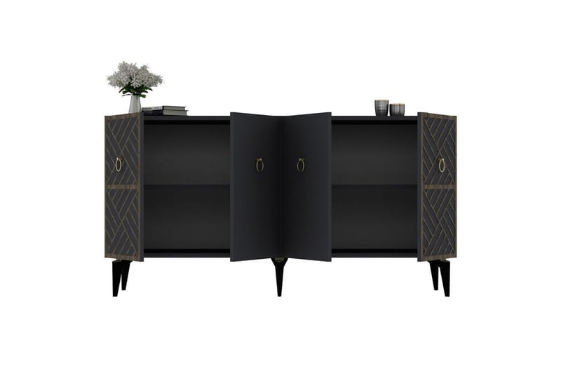 Miyumi Konsollbord 150 cm - Antracit - Möbler - Vardagsrum - Soffbord & vardagsrumsbord - Avlastningsbord & konsolbord