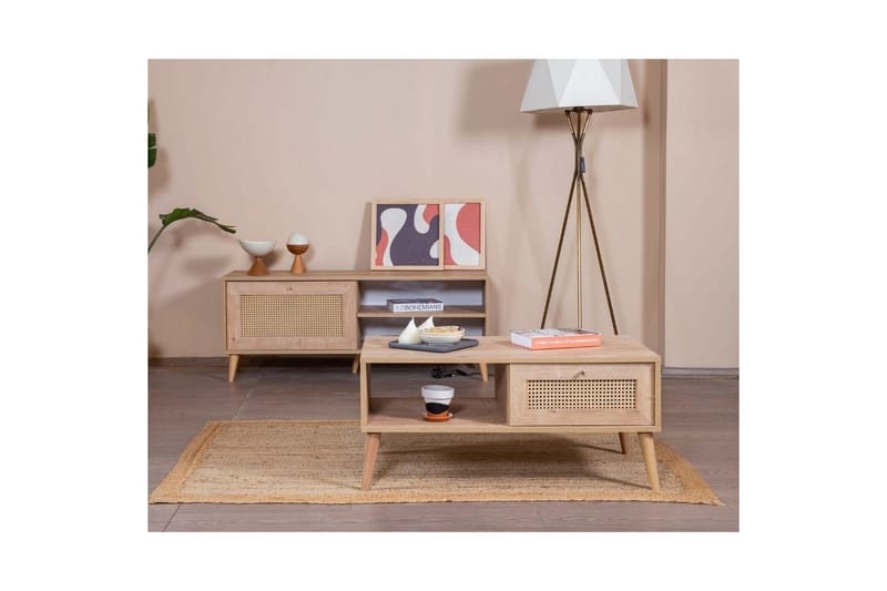 Mjudi Soffbord 55 cm - Brun - Möbler - Vardagsrum - Soffbord & vardagsrumsbord - Soffbord