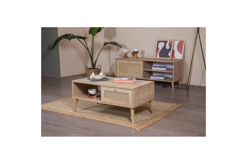 Mjudi Soffbord 55 cm - Brun - Möbler - Vardagsrum - Soffbord & vardagsrumsbord - Soffbord