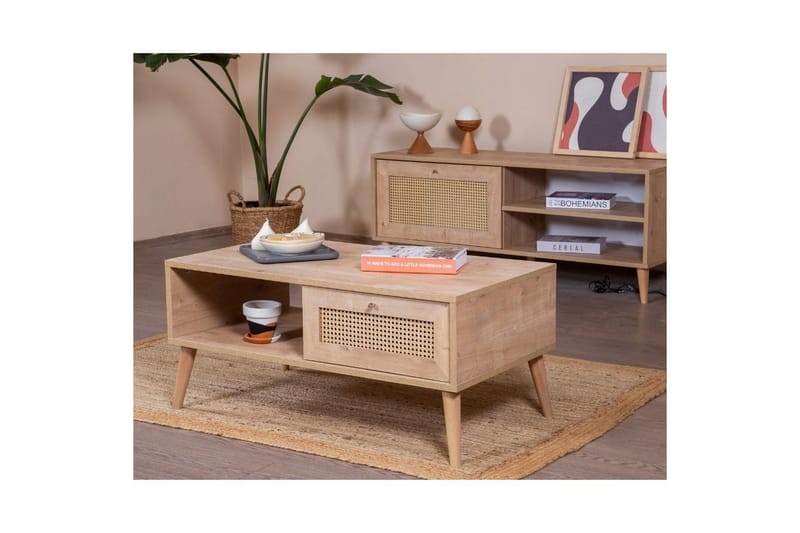 Mjudi Soffbord 55 cm - Brun - Möbler - Vardagsrum - Soffbord & vardagsrumsbord - Soffbord