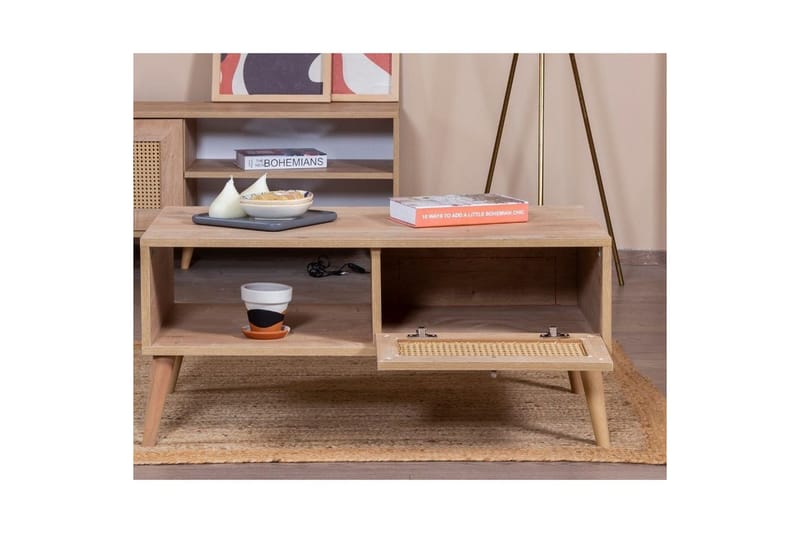 Mjudi Soffbord 55 cm - Brun - Möbler - Vardagsrum - Soffbord & vardagsrumsbord - Soffbord
