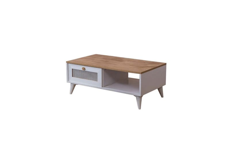 Mjudi Soffbord 55 cm - Brun/Vit - Möbler - Vardagsrum - Soffbord & vardagsrumsbord - Soffbord
