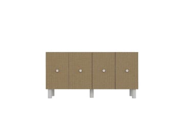 Beige/Rödfärgat trä