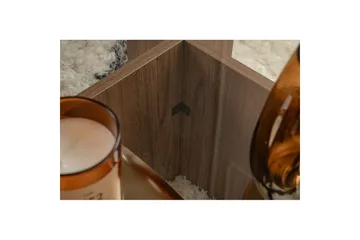 Mony Rektangulärt Soffbord 105 cm i Glas och Trä - Klar - Möbler - Vardagsrum - Soffbord & vardagsrumsbord - Soffbord