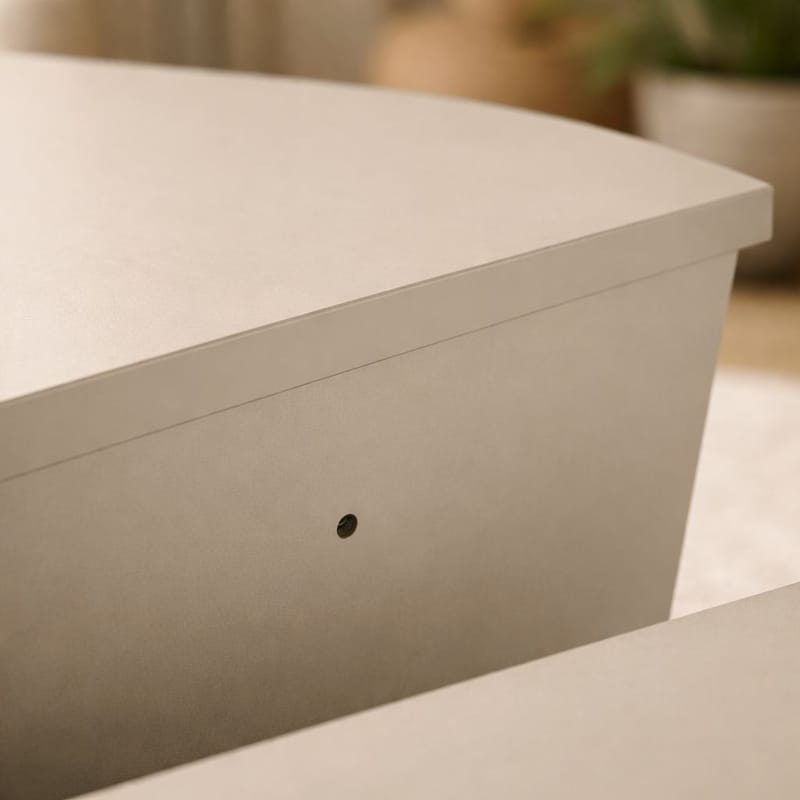 Mukund Runt Soffbord i Ljust Trä - Beige - Möbler - Vardagsrum - Soffbord & vardagsrumsbord - Soffbord