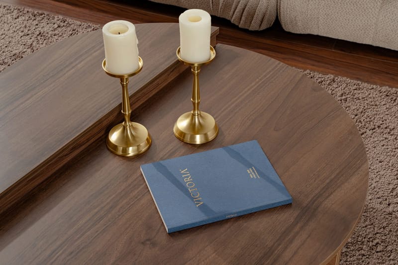 Mukund Soffbord 90 cm - Valnöt - Möbler - Vardagsrum - Soffbord & vardagsrumsbord - Soffbord