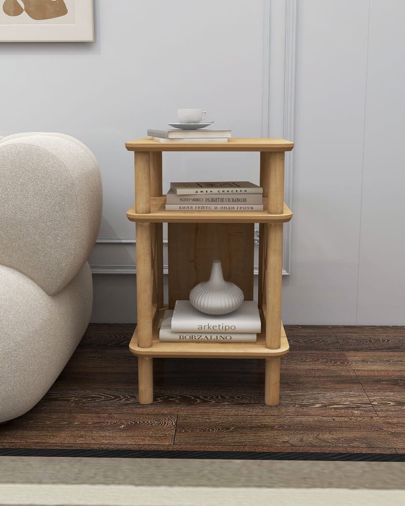 Mumira Sidobord 38 cm - Ek - Möbler - Vardagsrum - Soffbord & vardagsrumsbord - Brickbord