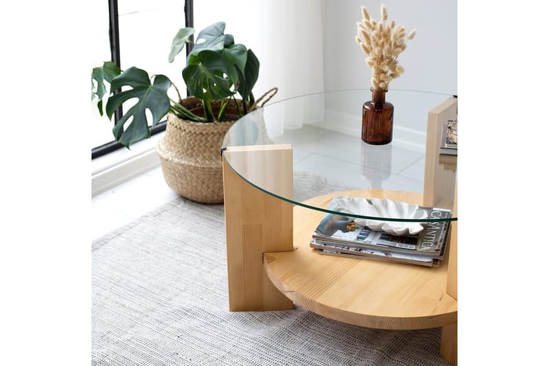 Mumondo Soffbord 75 cm Brun - Hanah Home - Möbler - Vardagsrum - Soffbord & vardagsrumsbord - Soffbord