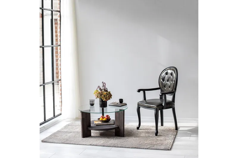 Mumondo Soffbord 75 cm Svart - Hanah Home - Möbler - Vardagsrum - Soffbord & vardagsrumsbord - Soffbord