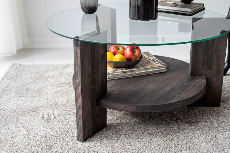 Mumondo Soffbord 75 cm Svart - Hanah Home - Möbler - Vardagsrum - Soffbord & vardagsrumsbord - Soffbord